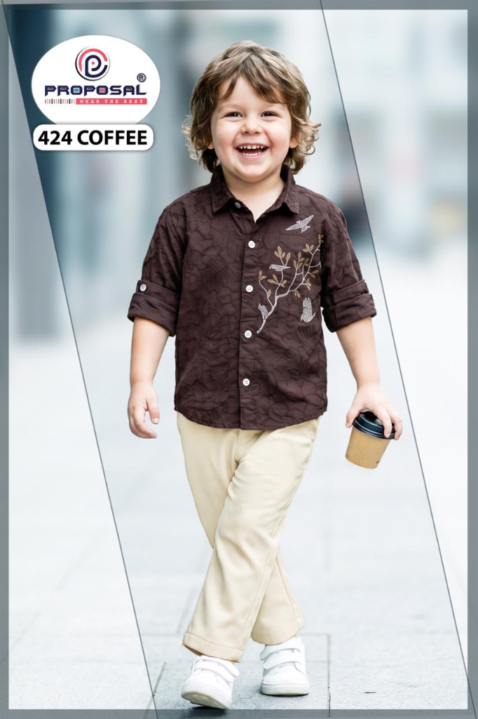 424 Coffee Brown Shirt